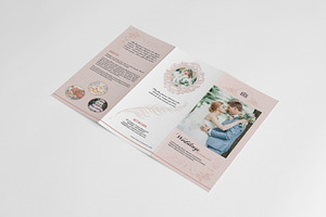 Wedding Photography Trifold Brochure, a Brochure Template by retrographix