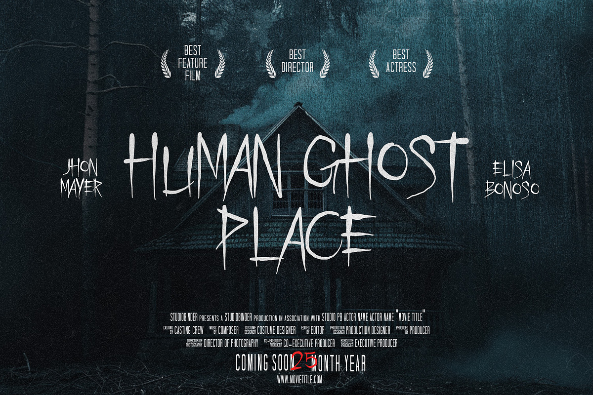 Thedemit - Horror Font Typeface, a Blackletter Font by Kincrev Studio (Photo 3 of 7)