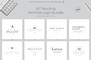 200 Trending Minimal Logo Bundle, a Branding & Logo Template by XpertgraphicD (Thumbnail 40 of 52)