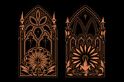 Gothic Sacred Frames Vol.1, an Object Graphic by Bewalrus Studio (Thumbnail 2 of 5)