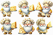 Chef Gnome Clipart, an Illustration by Libby Wishes (Thumbnail 7 of 9)