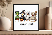 Halloween Goose Hong Trick or Treat, an Illustration by DreamCafeArt (Thumbnail 5 of 7)