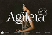 Agilera - Stylish Ligature Font, a Serif Font by Asenbayu (Thumbnail 1 of 15)