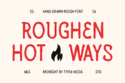 Bronight - Hand drawn Unique Rough, a Handwritten Font by Typia Nesia (Thumbnail 4 of 13)