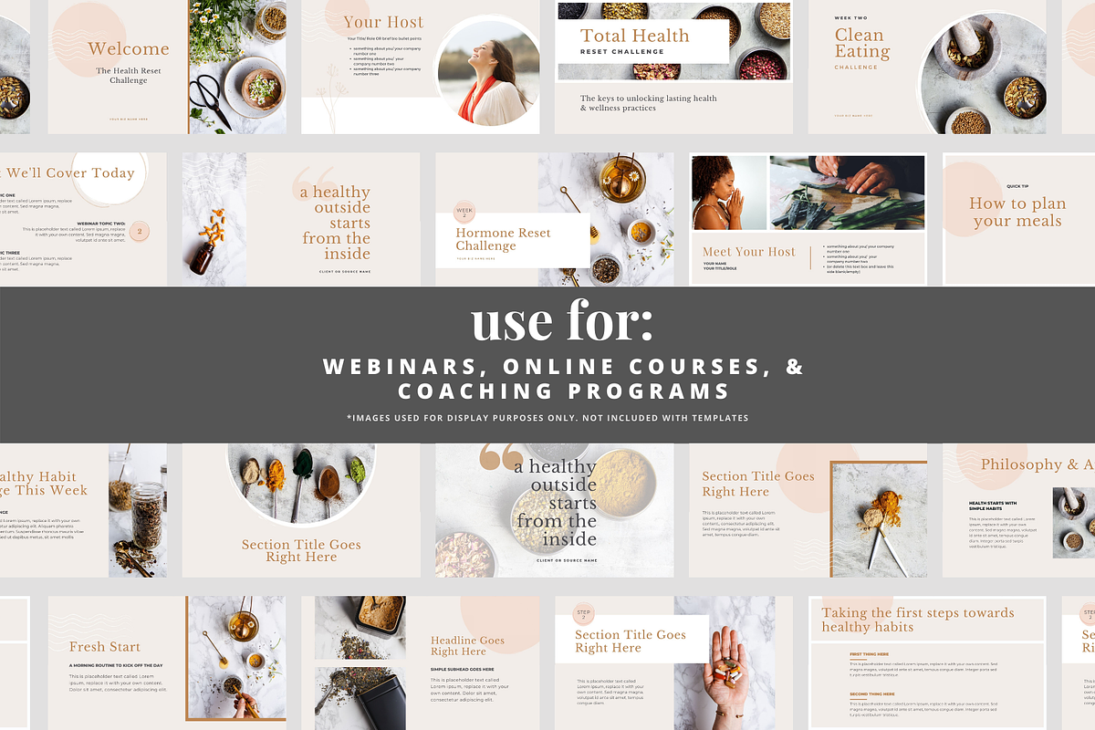 Wellness Coach Presentation Template, a Presentation Template by Brand Spanking You (Photo 2 of 6)