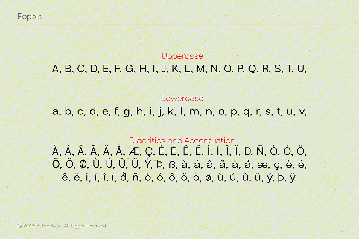 Poppis - Branding Logo Typeface, a Sans Serif Font by AuthenType (Photo 13 of 15)