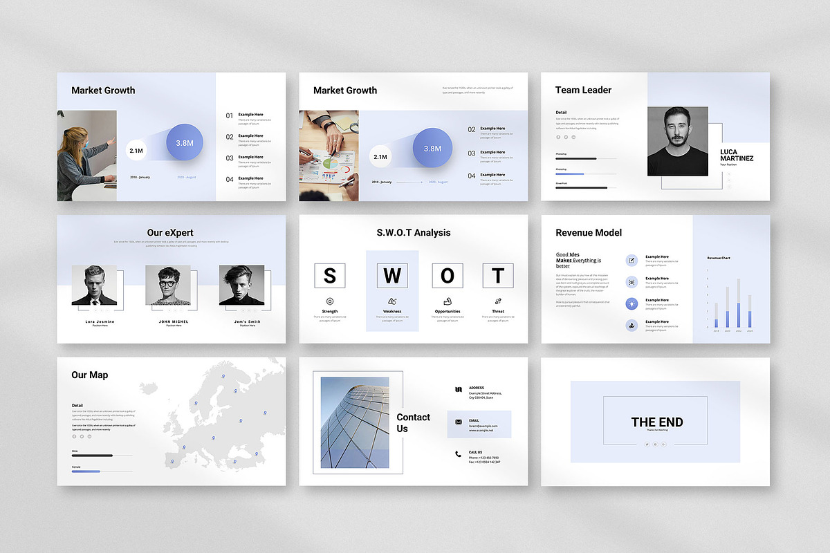 Business Plan Presentation, a Presentation Template by KreateTribe (Photo 3 of 5)