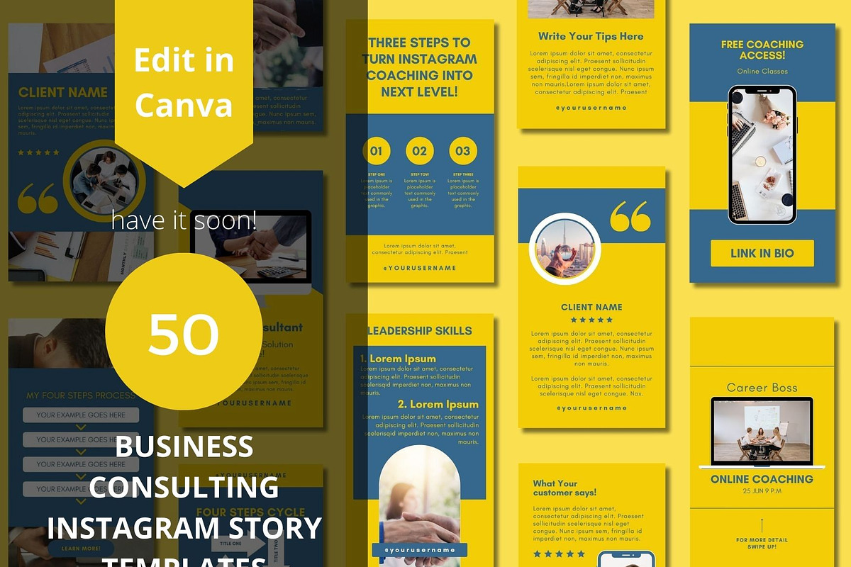 Business Consulting Instagram Story, a Social Media Template by BoontenStudio (Photo 1 of 8)