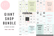 Instagram Giant Shop Quotes Bundle, a Social Media Template by Bold ...