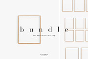 4x5 Ratio Gallery Wall Frames Bundle, a Cups & Container Mockup by HALFTOUNE (Thumbnail 1 of 6)