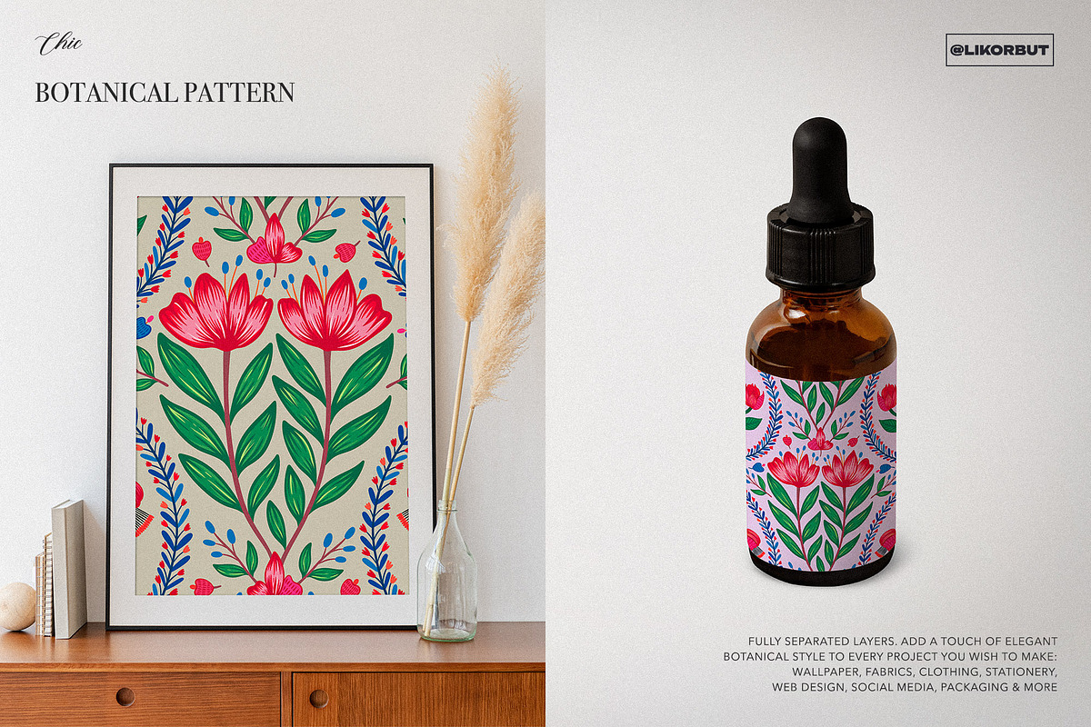 French Chintz Floral Pattern, a Pattern Graphic by likorbut (Photo 9 of 10)
