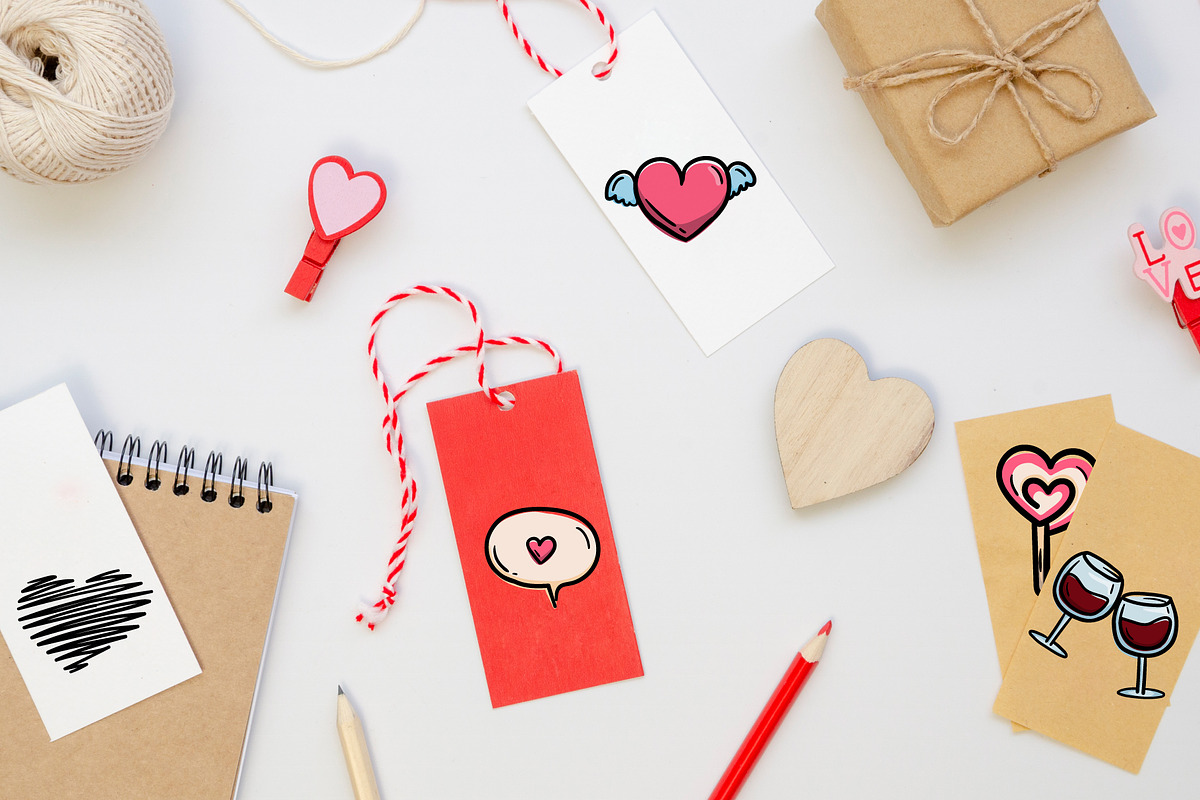 Love. Set of vector elements, an Object Graphic by Design by Irihaha (Photo 3 of 8)
