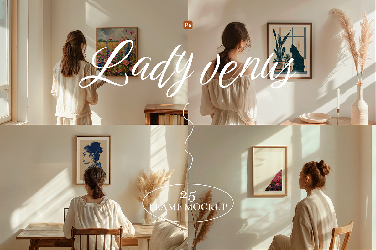Minimalist Frame Mockup Bundle — 243, a Household Mockup by Trissa (Photo 3 of 11)