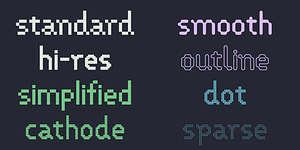 VP Pixel, a Font by VP Type