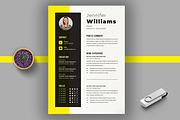 Resume Template, a Stationery Template by MightyDesign (Thumbnail 1 of 8)