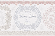 Grace Lace. Hand draw watercolor, an Object Graphic by ma_i_vi (Thumbnail 1 of 12)