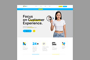 Business Landing Page UI Layout, an UI Kit Template by CreativeShaper (Thumbnail 2 of 6)
