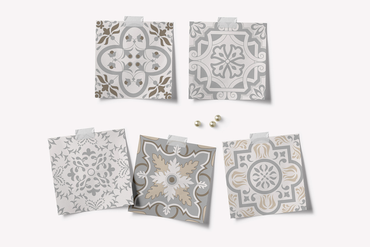 Spanish Charm - Vector Tiles Set 3, a Decorative Illustration by ilonitta (Photo 5 of 5)