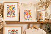 Christian Boho Floral PNG Bundle, a Decorative Illustration by HeavensStar (Thumbnail 3 of 9)
