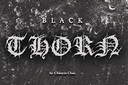 BlackThorn, a Blackletter Font by Chun (Thumbnail 1 of 5)