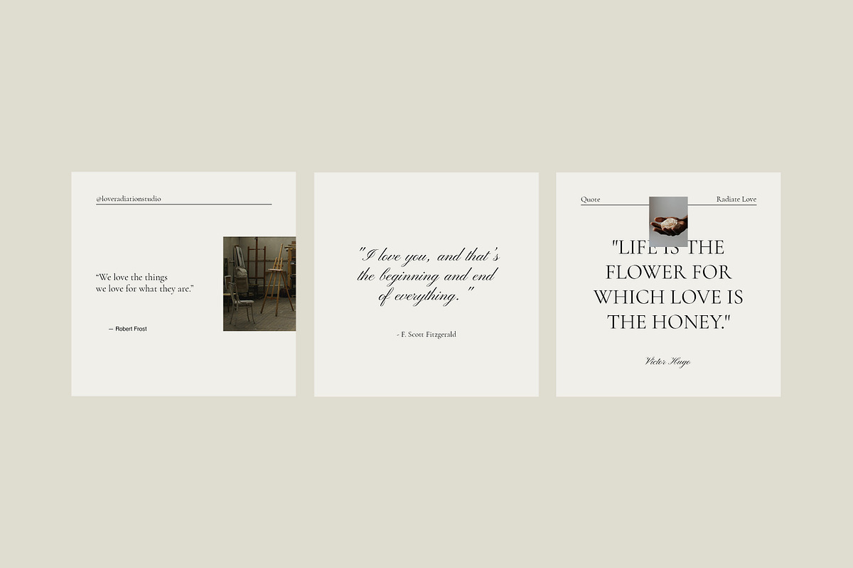 CANVA PS Instagram Templates Posts, a Social Media Template by Love Radiation Studio (Photo 7 of 16)
