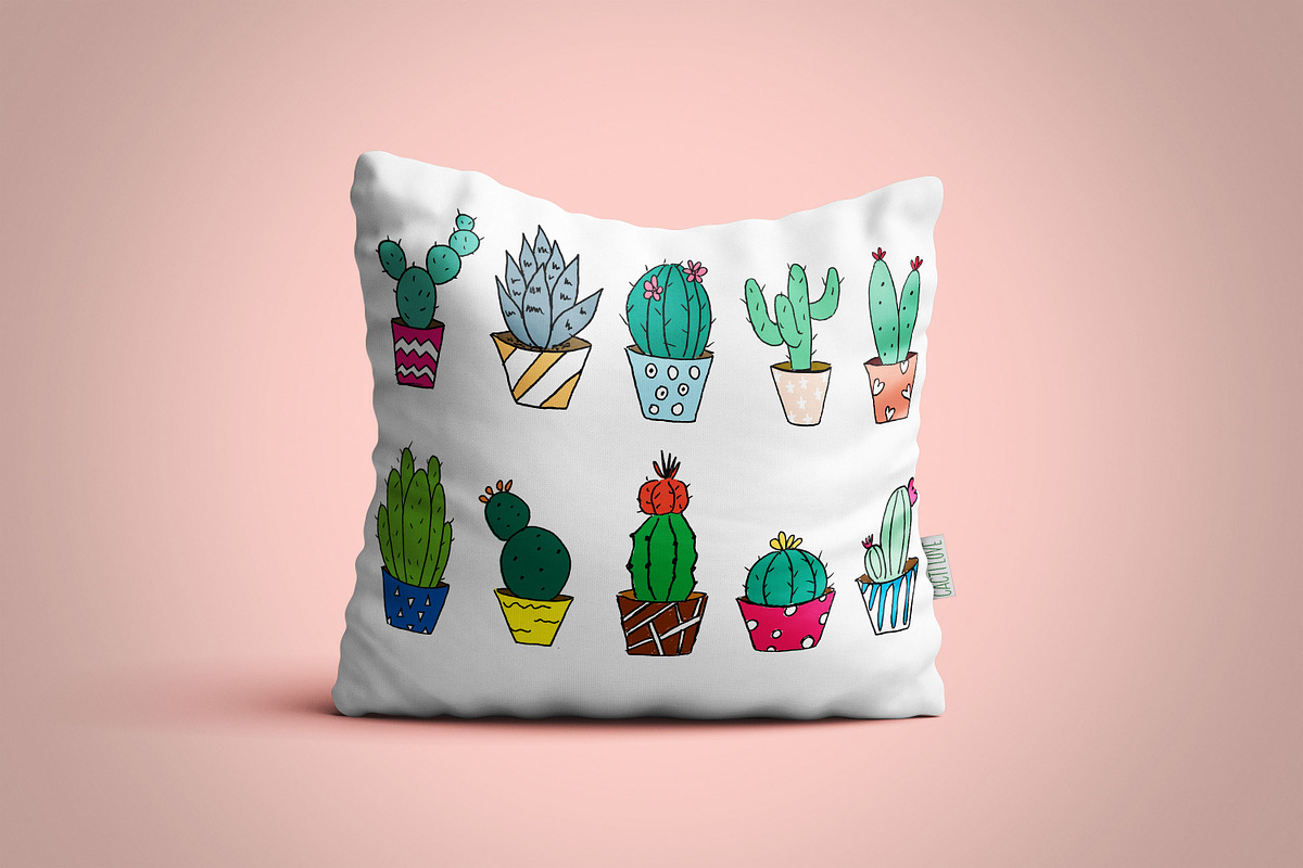 Cacti - Hi Res Vector Clip art, an Illustration by Inksnthings (Photo 5 of 6)
