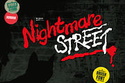 Nightmare Street - Halloween Font, a Font by Wingsart Studio (Thumbnail 1 of 16)