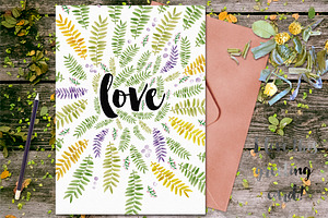 Love And Leaves Cards