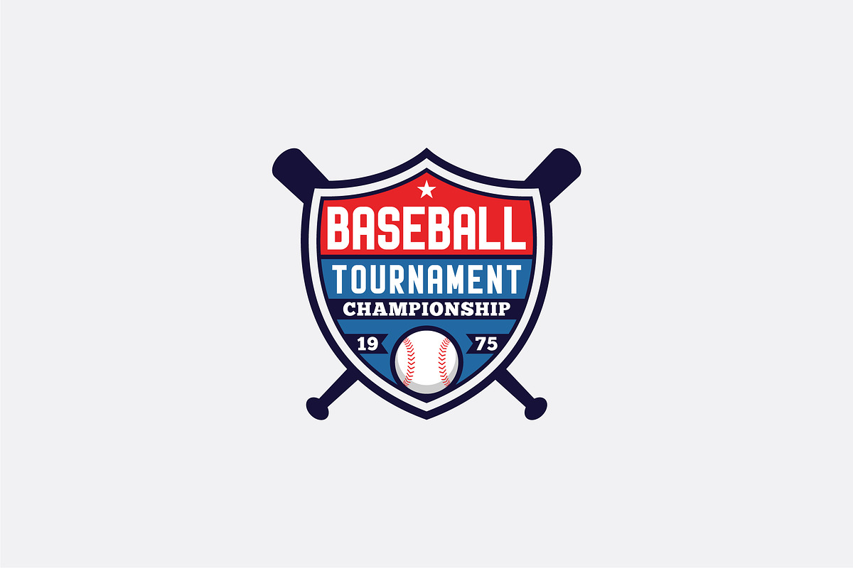 Baseball Logo Badge, a Branding & Logo Template by shazi (Photo 1 of 2)