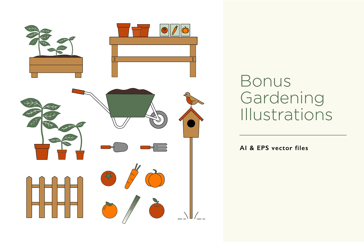 Greenhouse Illustrations, an Illustration by the cabin supply co (Photo 4 of 5)