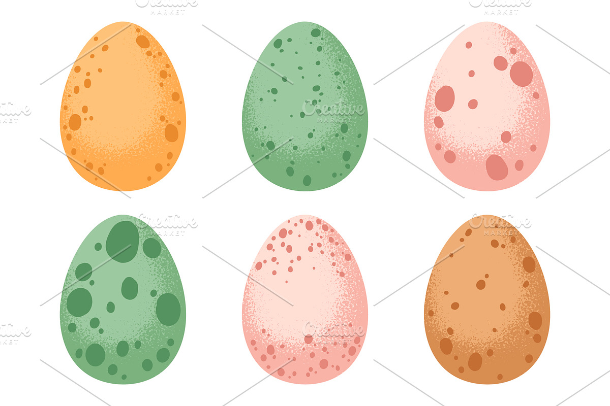 Painted Easter eggs, a Seasonal Illustration by Torontotokio (Photo 3 of 3)