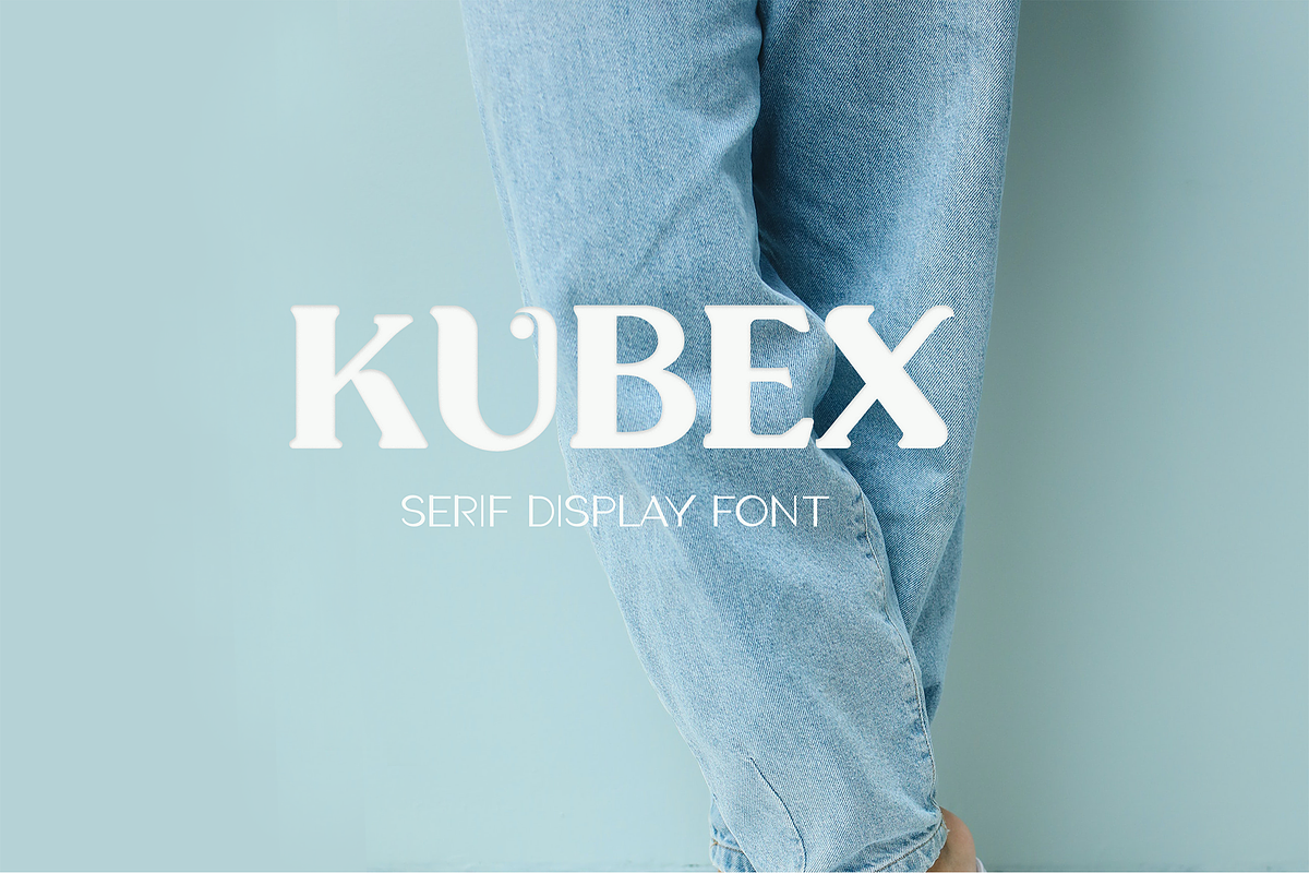 Kubex - Serif Display Font, a Serif Font by ivan_artnivora (Photo 5 of 5)