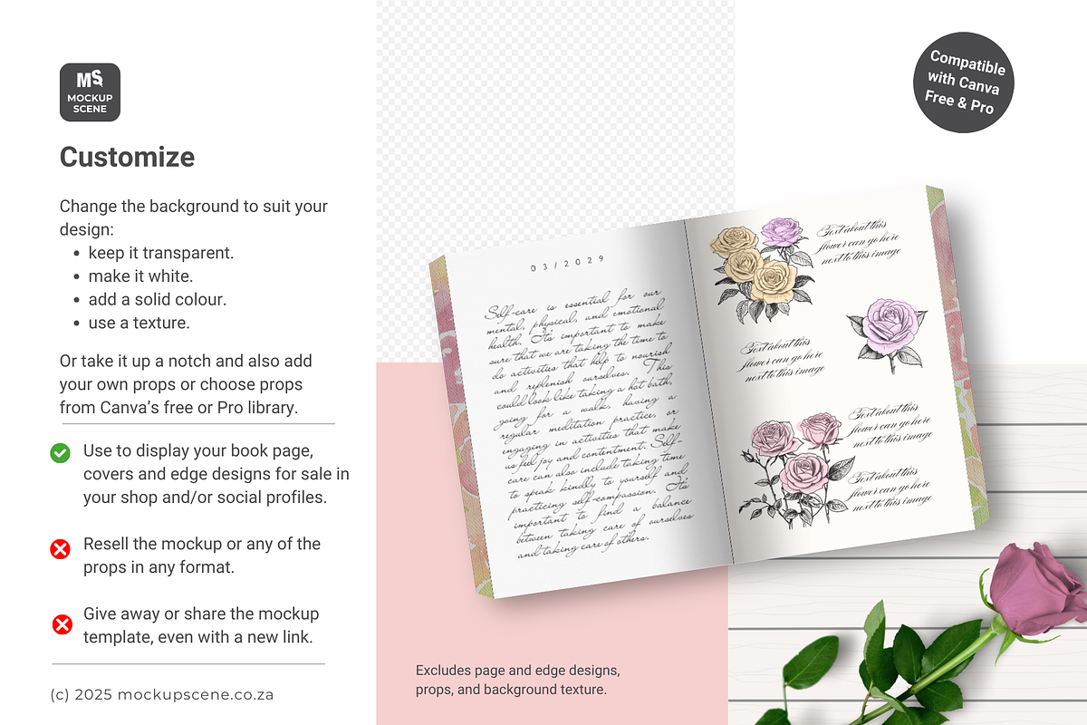 Book Mockup Kit for Canva Soft Cover, a Books & Magazine Mockup by Mockup Scene (Photo 6 of 11)