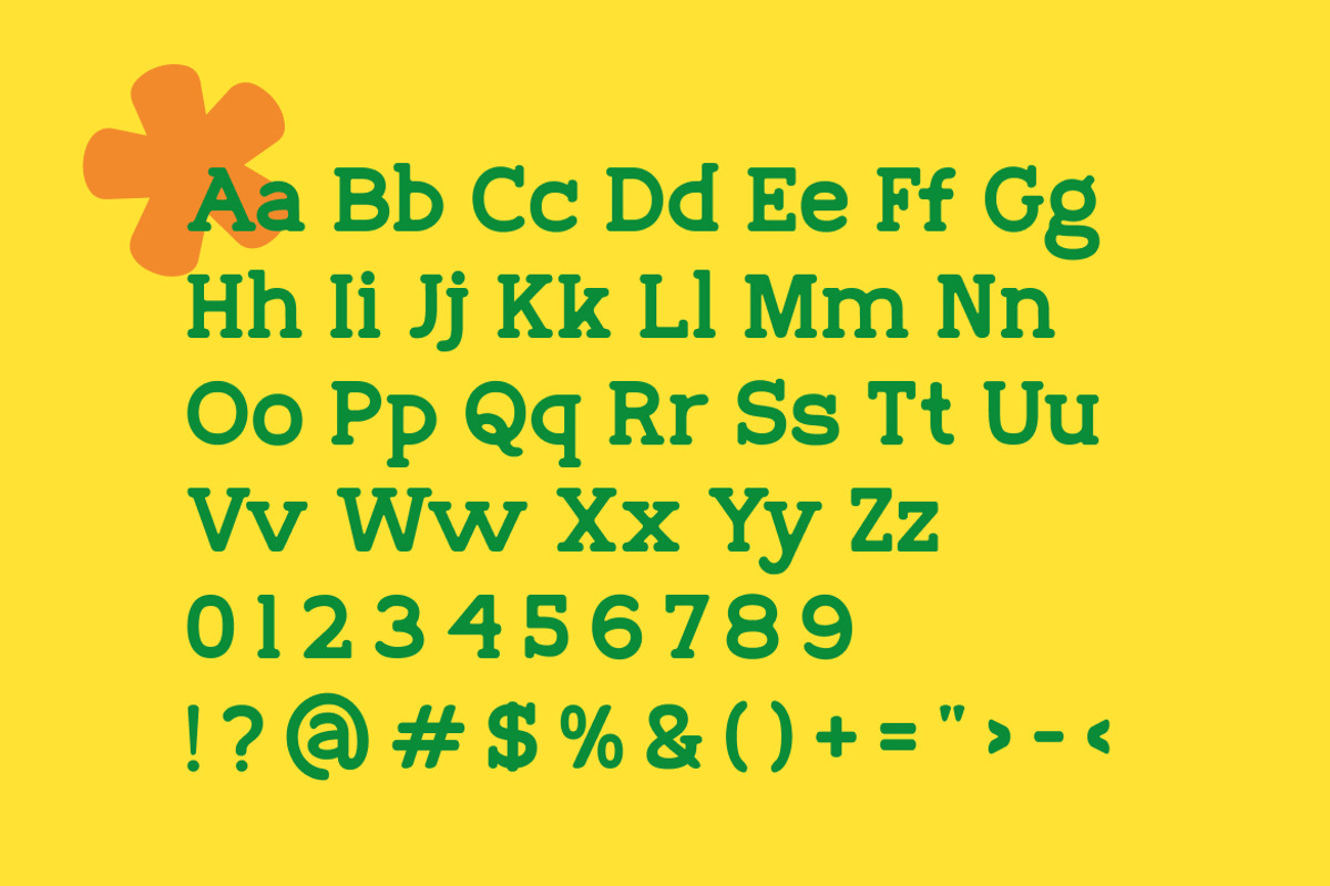 Crocodilo Rounded Slab Serif Font, a Slab Serif Font by Vadovastd (Photo 3 of 7)