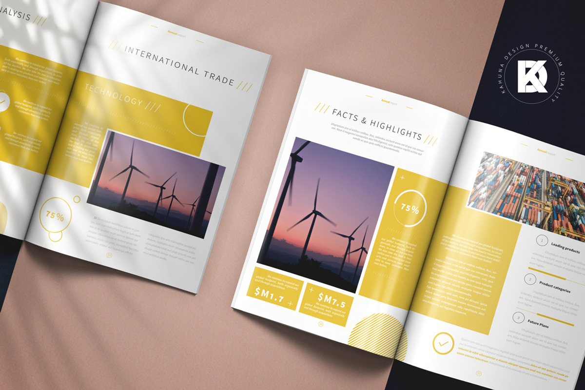 Annual Report, a Brochure Template by Kahuna Design (Photo 9 of 11)
