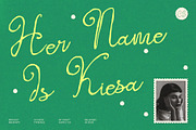 CS Kiesa, a Script Font by Craft Supply Co. (Thumbnail 1 of 8)