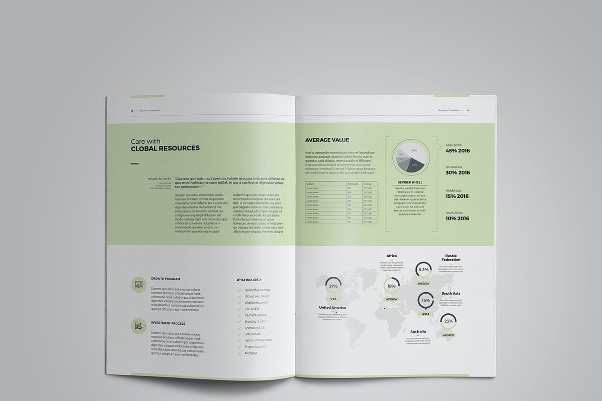 Olive Annual Report, a Brochure Template by Elite_Standard (Photo 10 of 14)