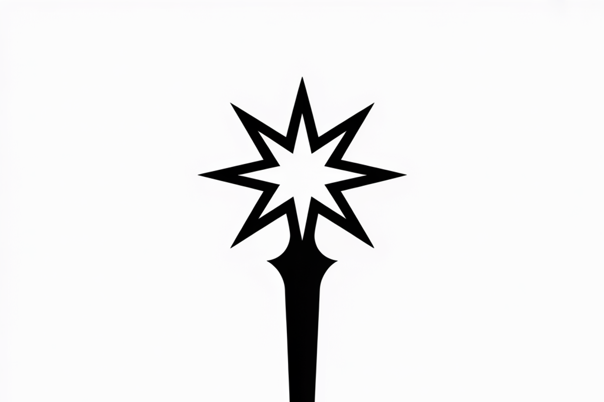 A stylish set of magic wand vector, an Illustration by Amazin_art (Photo 17 of 41)