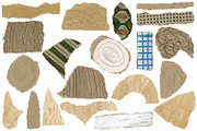 Torn papers clipart., a Texture Graphic by TaPilipa (Thumbnail 6 of 8)