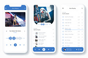 Music Player App UI Kit, an App Template by Betush (Thumbnail 2 of 3)