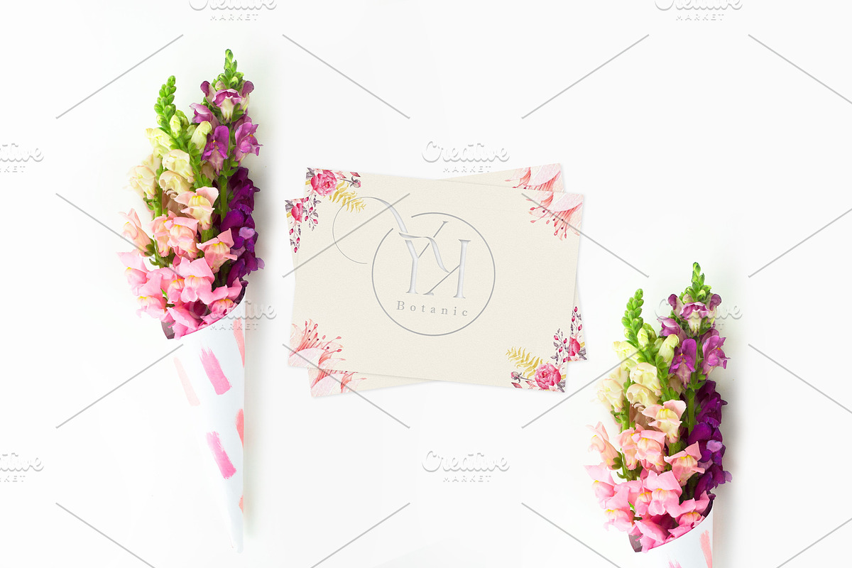 Hand made Botanic Logo KIT, a Branding & Logo Template by Zsstudio (Photo 4 of 8)