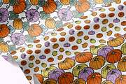 Pumpkin Patch vector pattern set, a Pattern Graphic by Palette Pursuit (Thumbnail 4 of 11)