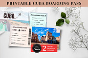 Printable Cuba Boarding Template, a Card Template by Snapybiz (Thumbnail 3 of 9)
