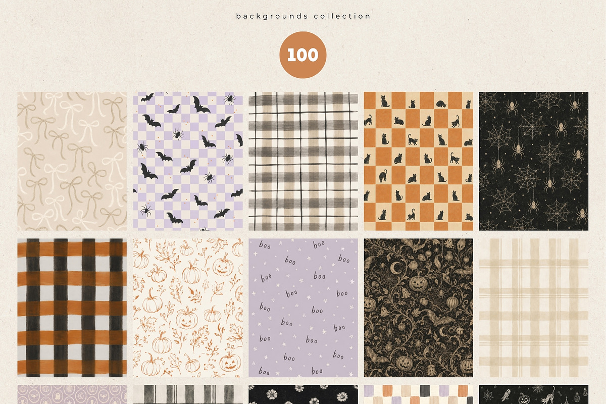 100 Halloween Backgrounds, a Background Graphic by PeDe Designs (Photo 18 of 19)
