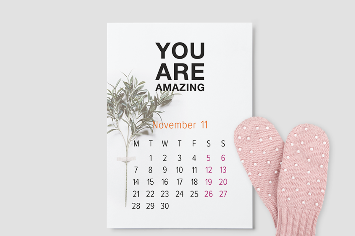 Printable calendar 2016 — motivating, a Stationery Template by marina.nazarova (Photo 13 of 14)