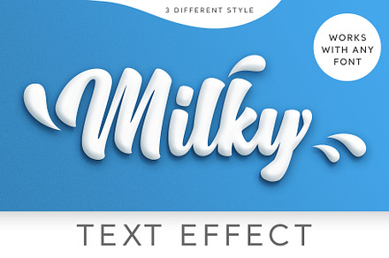 Milky Text Effect