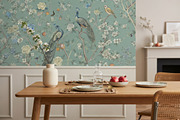 Sage Green Chinoiserie Wallpaper, a Wallpaper Graphic by by creative paper (Thumbnail 12 of 20)