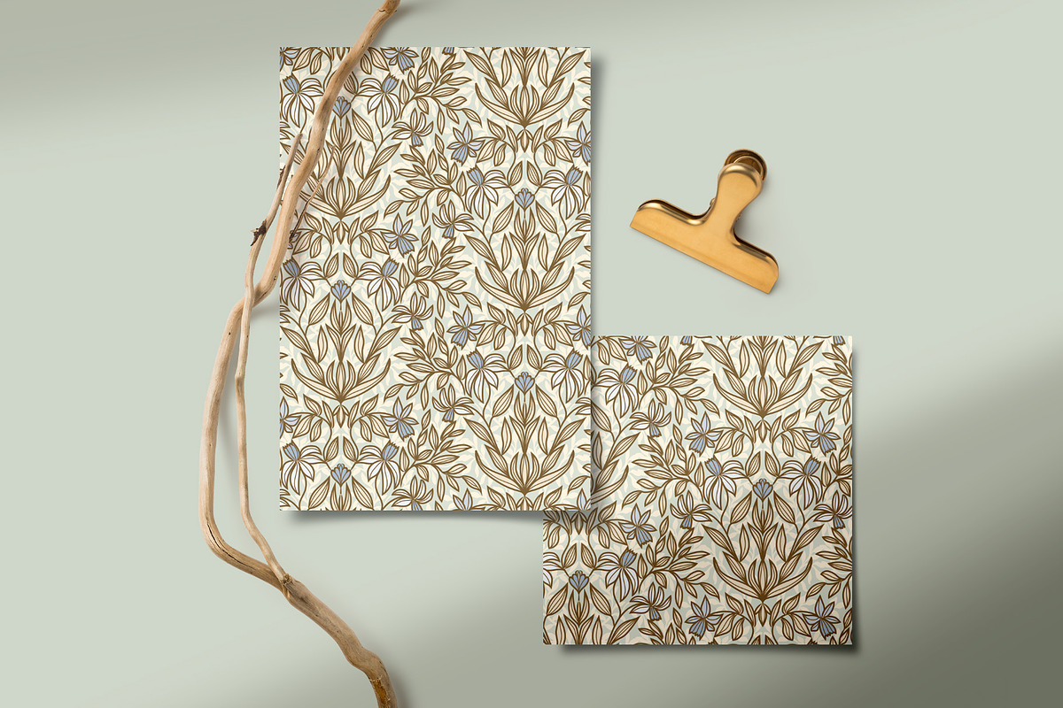 Classic Wallpaper nr 7, a Wallpaper Graphic by Bloomart Studio (Photo 6 of 6)