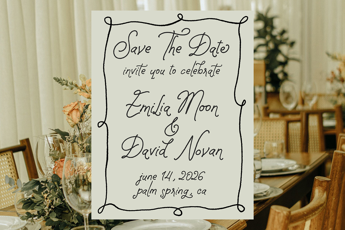 Jelina Nostalgia - Cozy Handwritten, a Handwritten Font by Myn Type (Photo 2 of 15)