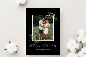 Christmas Card Template CD413